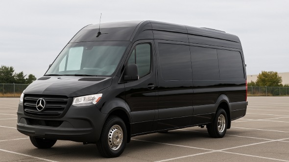 Exterior of Abington Party Bus Company's 14 Passenger Sprinter Limousine in Abington