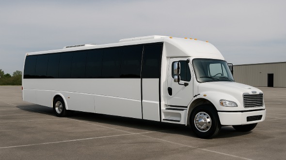 Exterior of Bethel Park Party Bus Company's 20 Passenger Party Bus in Bethel Park