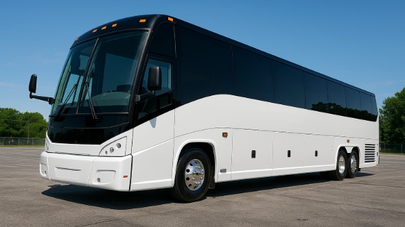 Exterior of Pennsylvania Party Bus Company's 50 Passenger Party Bus in Pennsylvania