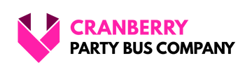 cranberry party bus company logo