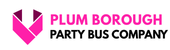 plum borough party bus company logo