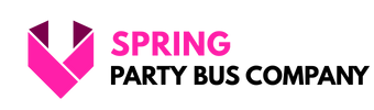 spring party bus company logo