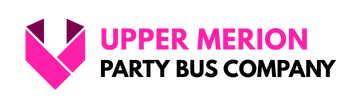 upper merion party bus company logo