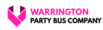 warrington party bus company logo